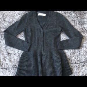 Zara peplum cardigan